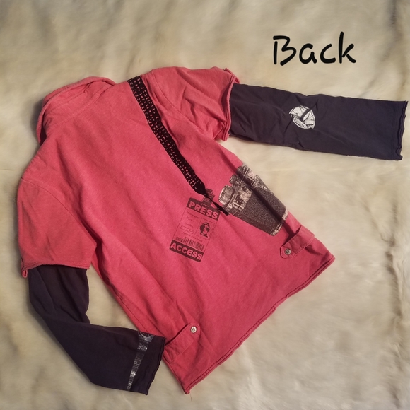 Mini Shiatsu Set of 2 Long Sleeved Fun Shirts sz6 - Picture 3 of 13